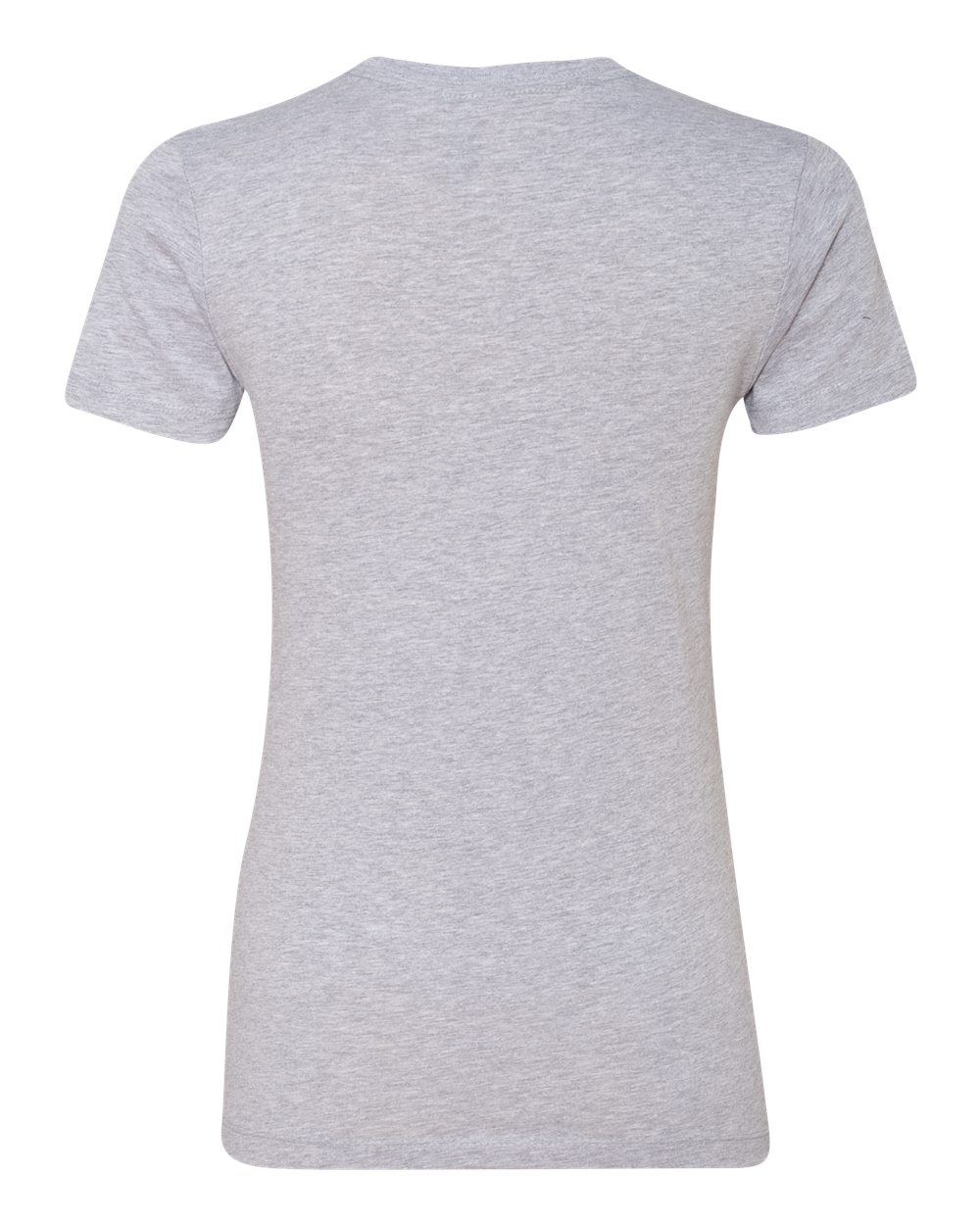 Next Level 3900 Women’s Cotton Tee in Heather Grey, back