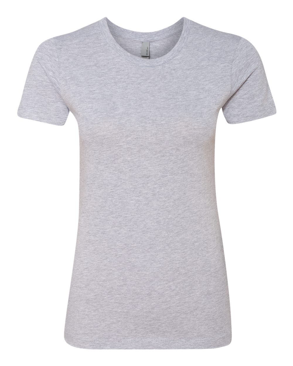 Next Level 3900 Women’s Cotton Tee in Heather Grey
