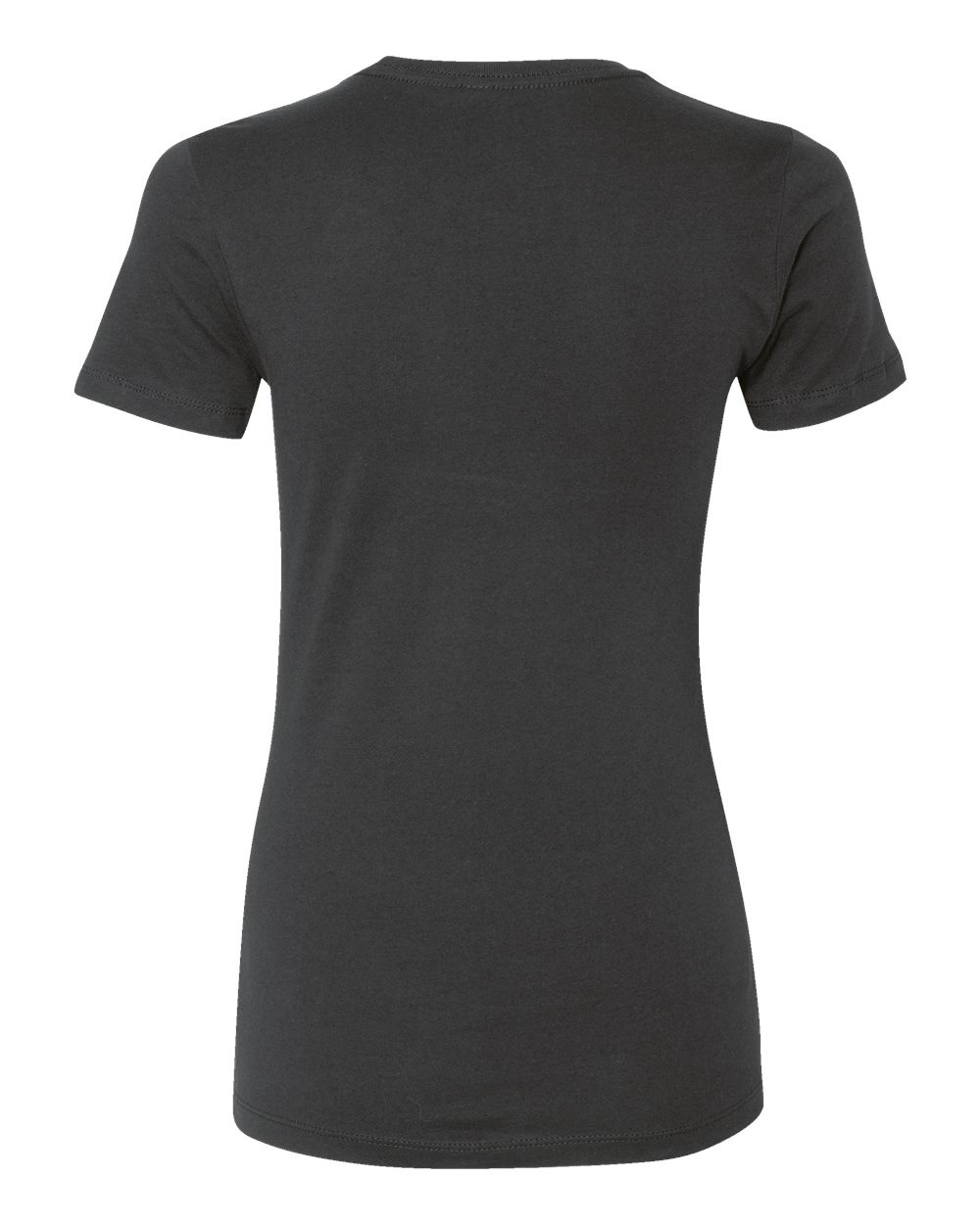 Next Level 3900 Women’s Cotton Tee in Heavy Metal, back