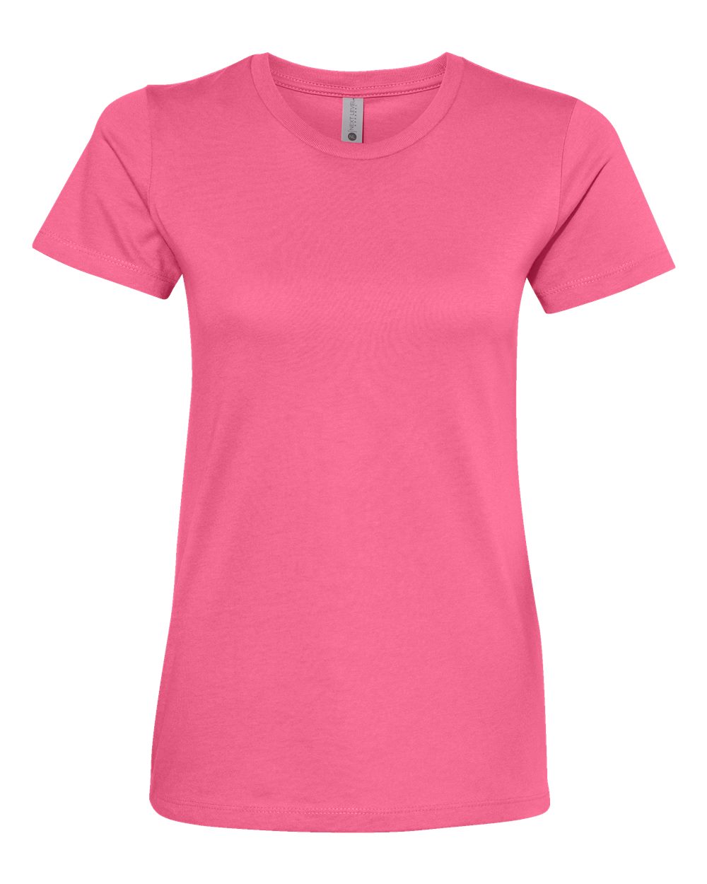 Next Level 3900 Women’s Cotton Tee in Hot Pink