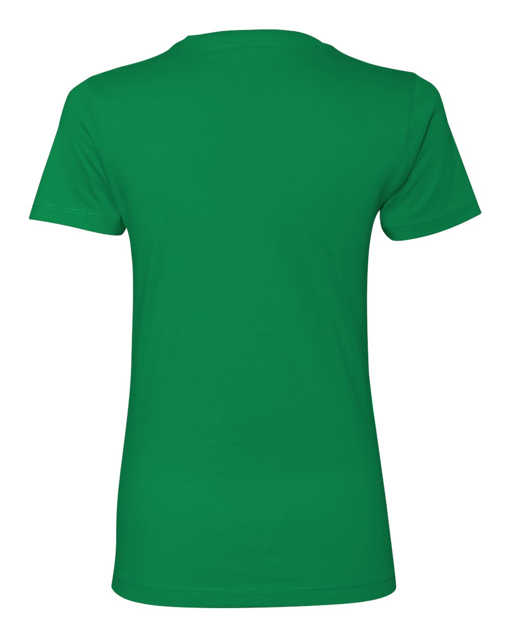 Next Level 3900 Women’s Cotton Tee in Kelly Green, back