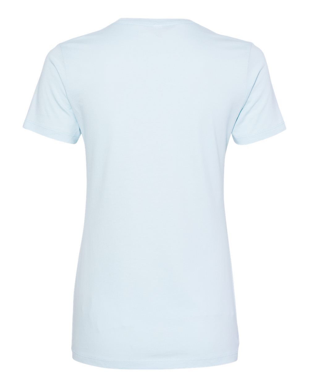 Next Level 3900 Women’s Cotton Tee in Light Blue, back