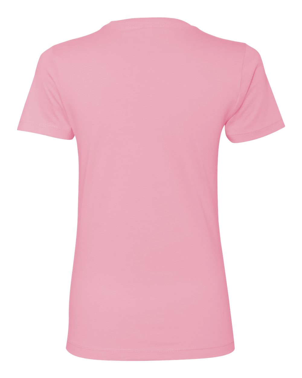 Next Level 3900 Women’s Cotton Tee in Light Pink, back