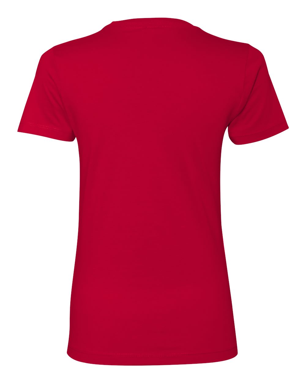 Next Level 3900 Women’s Cotton Tee in Red, back