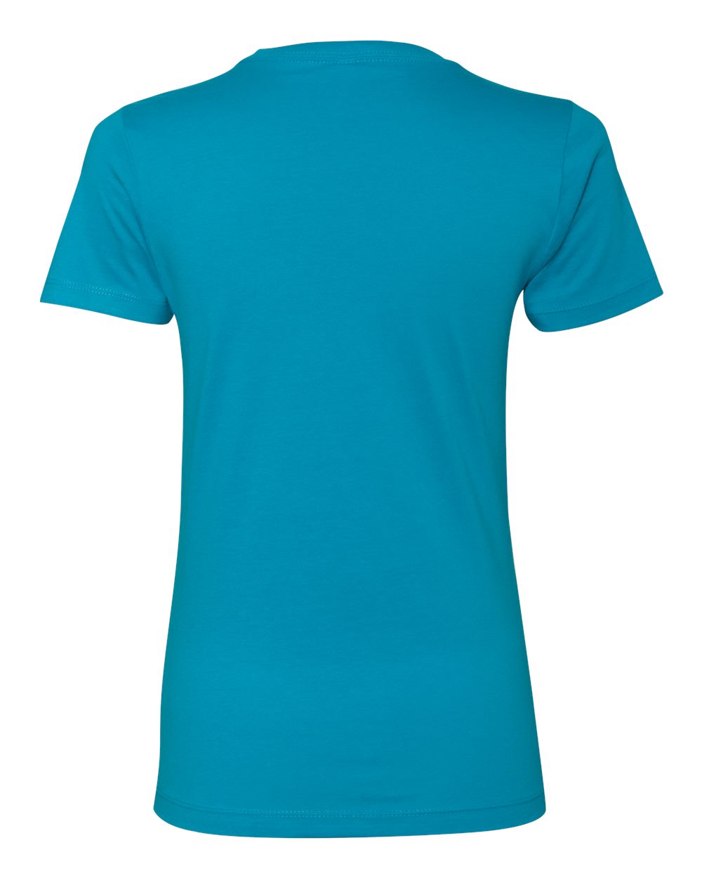 Next Level 3900 Women’s Cotton Tee in Turquoise, back