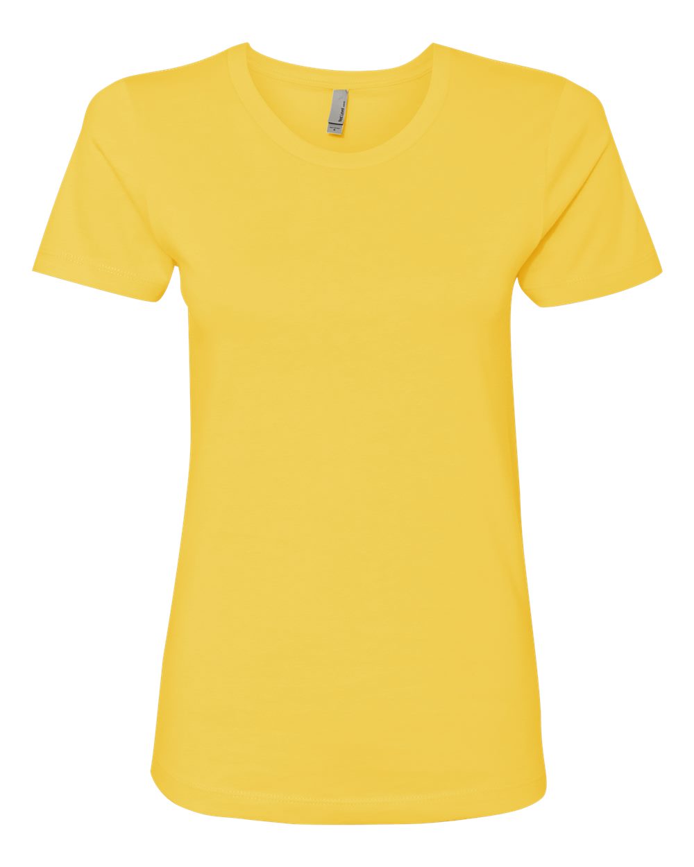 Next Level 3900 Women’s Cotton Tee in Vibrant Yellow