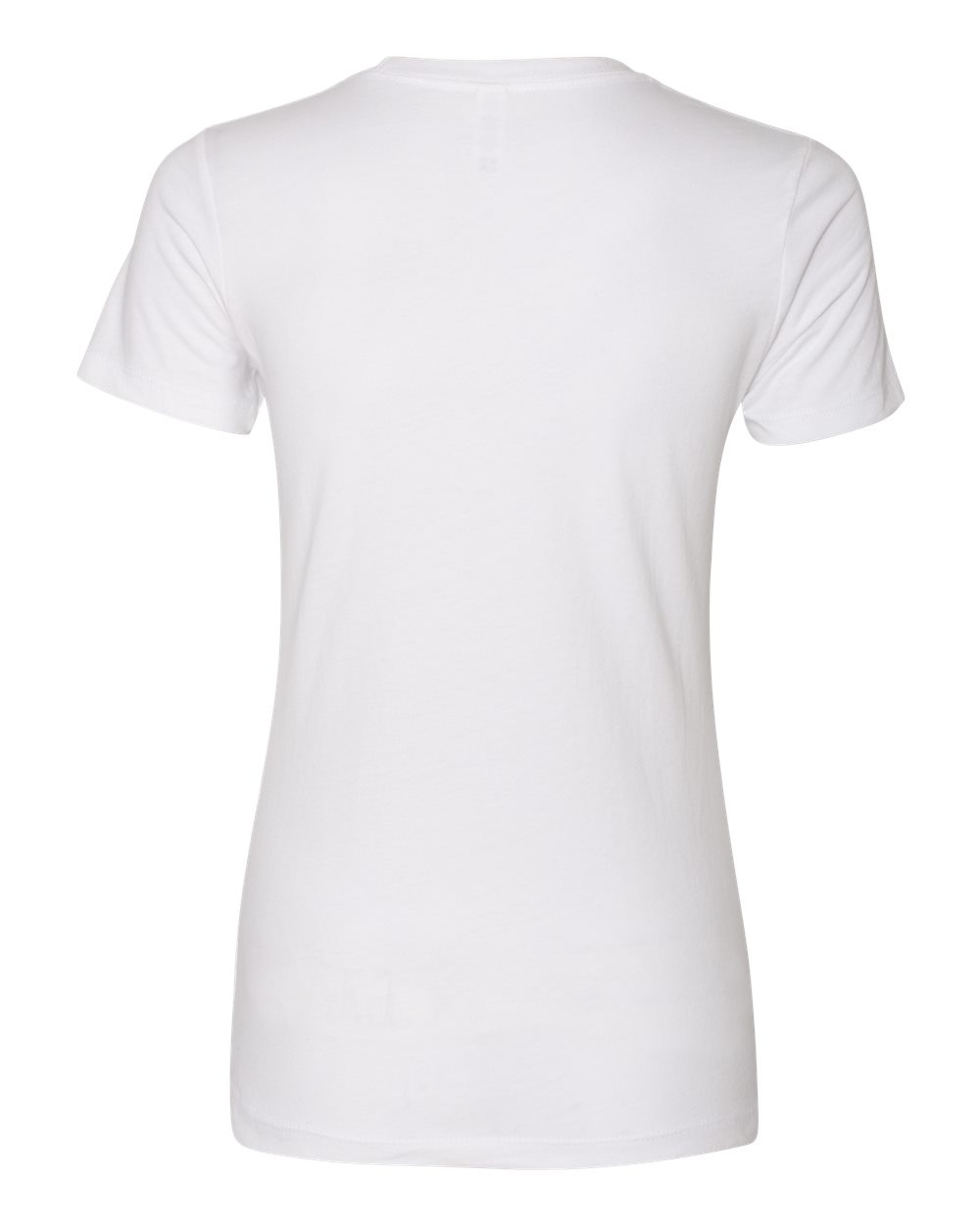 Next Level 3900 Women’s Cotton Tee in White, back