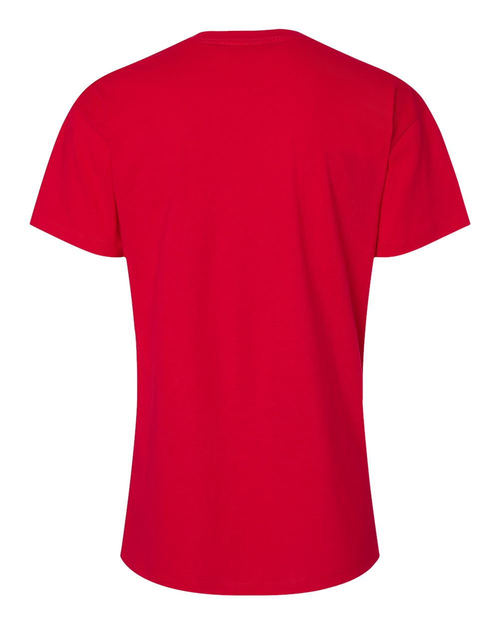 Next Level 3910 Women's Cotton Relaxed Tee in Red, back