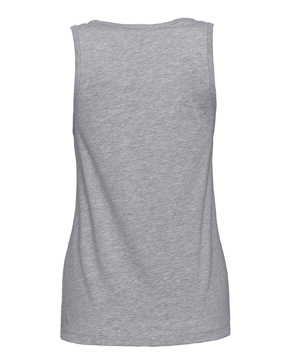 Next Level 3933 Women's Cotton Tank in Heather Grey, back