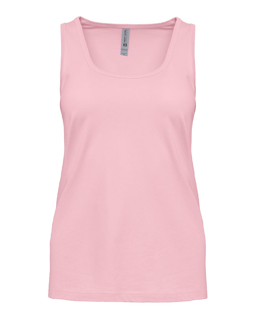 Next Level 3933 Women's Cotton Tank in Light Pink