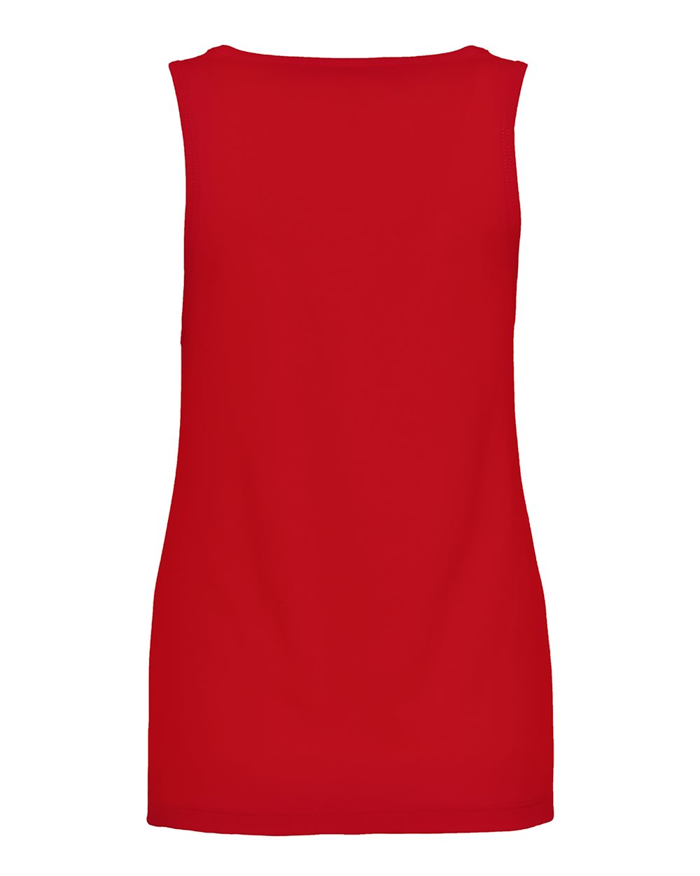 Next Level 3933 Women's Cotton Tank in Red, back