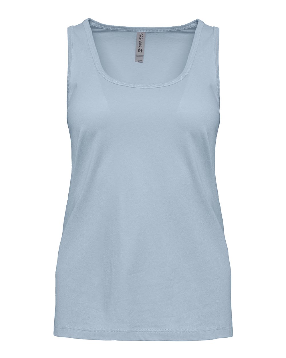 Next Level 3933 Women's Cotton Tank in Stonewash Denim