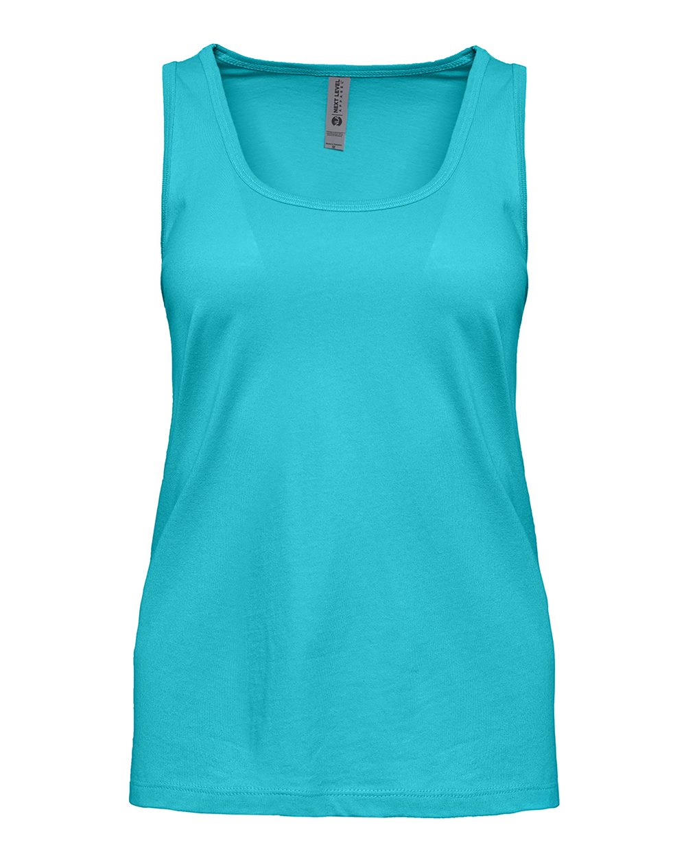 Next Level 3933 Women's Cotton Tank in Tahiti Blue