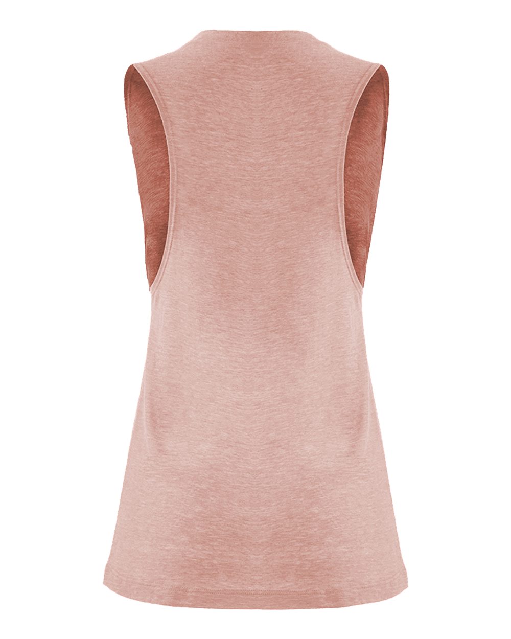 Next Level 5013 Women’s Festival Muscle Tank in Desert Pink, back