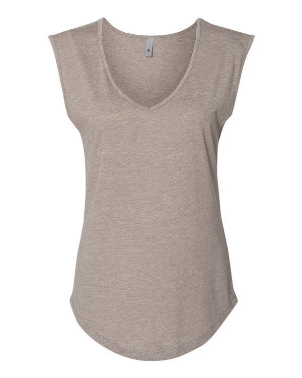 Next Level 5040 Women's Festival Sleeveless Deep V-Neck Tee