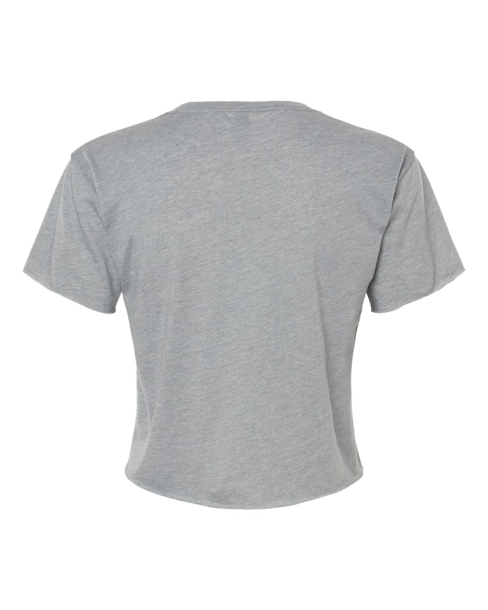 Next Level 5080 Women's Festival Crop Top in Heather Grey, back