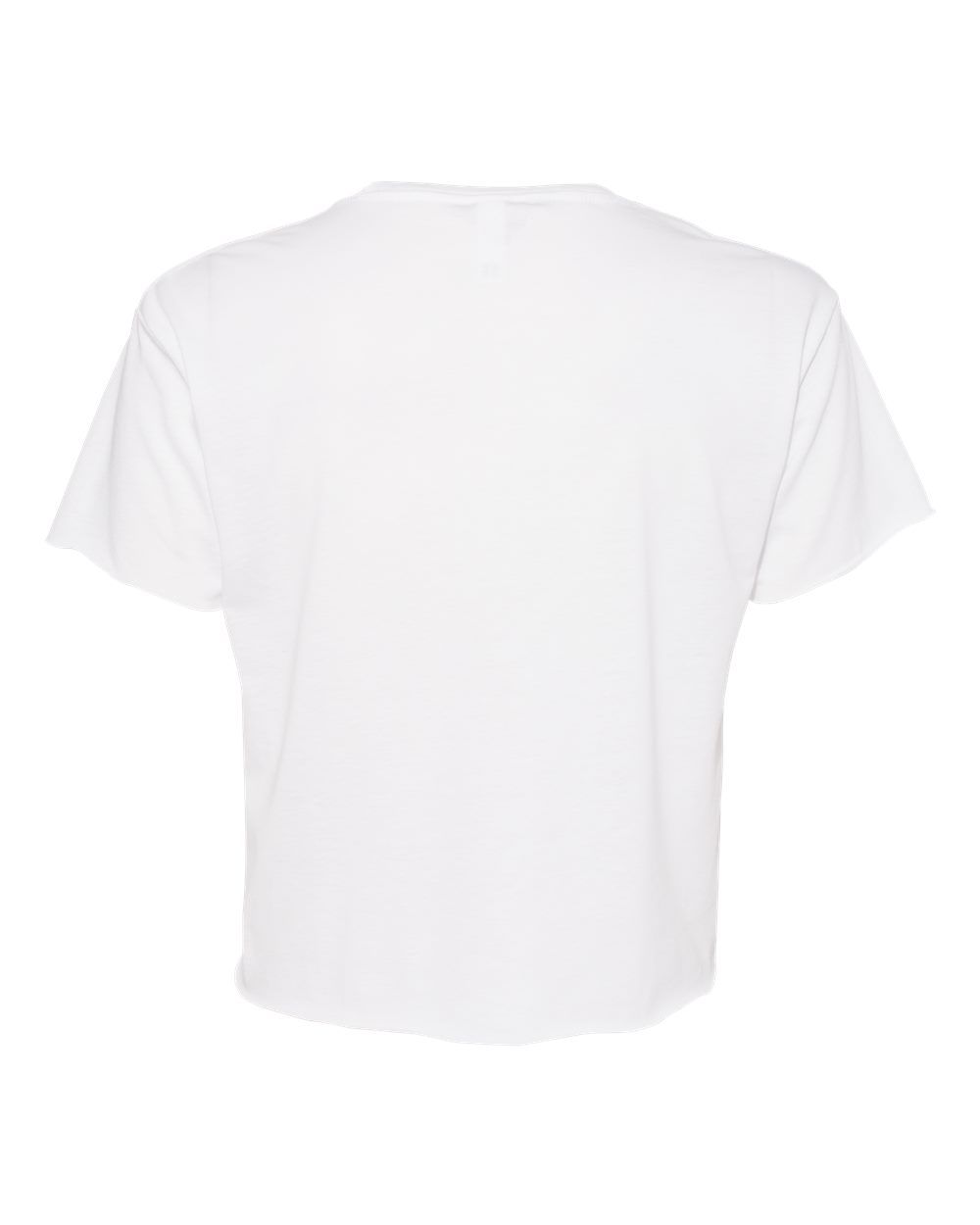 Next Level 5080 Women's Festival Crop Top in White, back