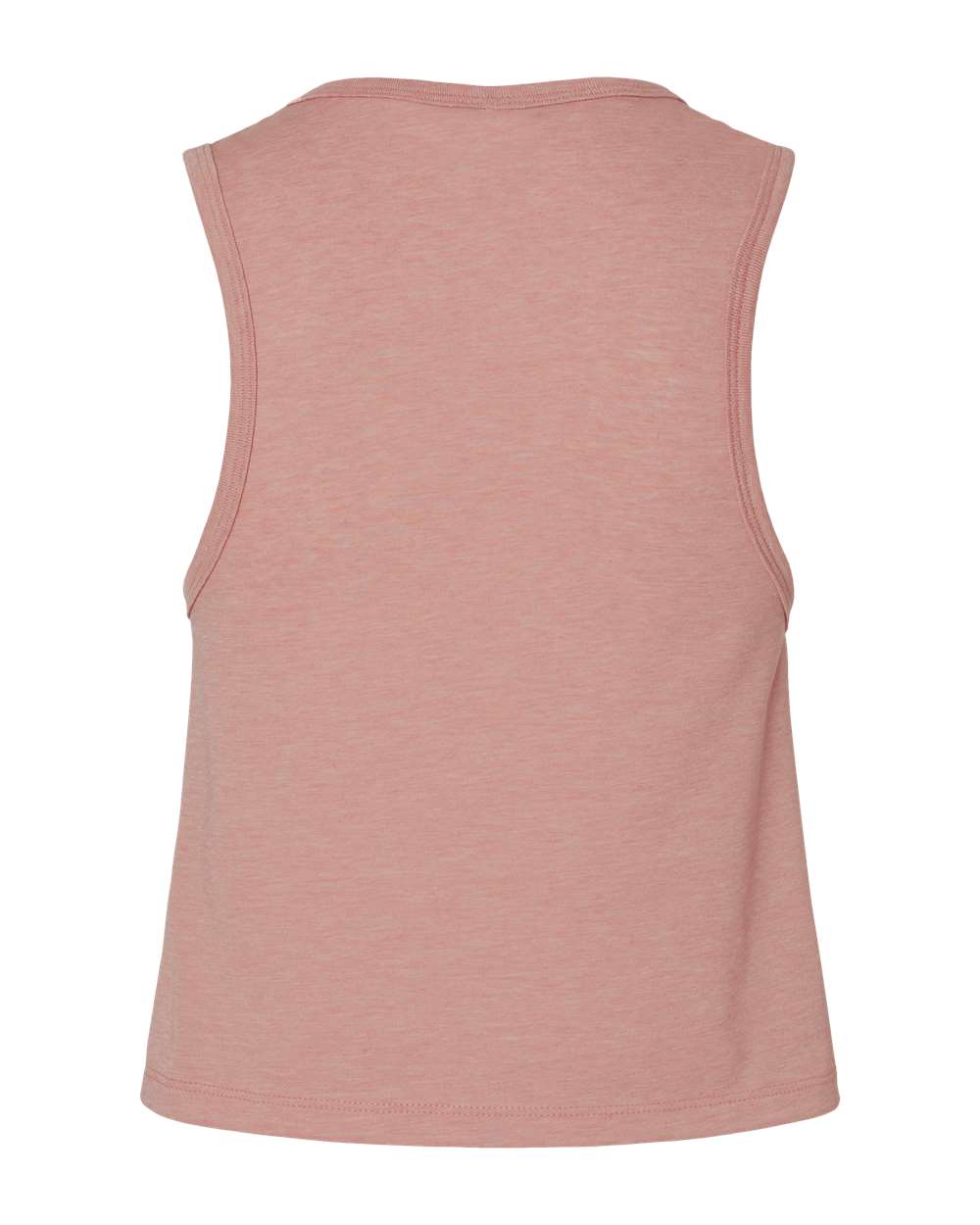 Next Level 5083 Women's Festival Crop Tank in Desert Pink, back