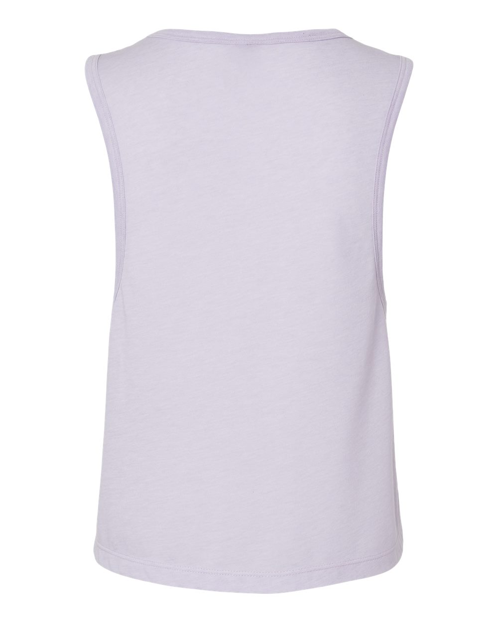 Next Level 5083 Women's Festival Crop Tank in Lavender, back