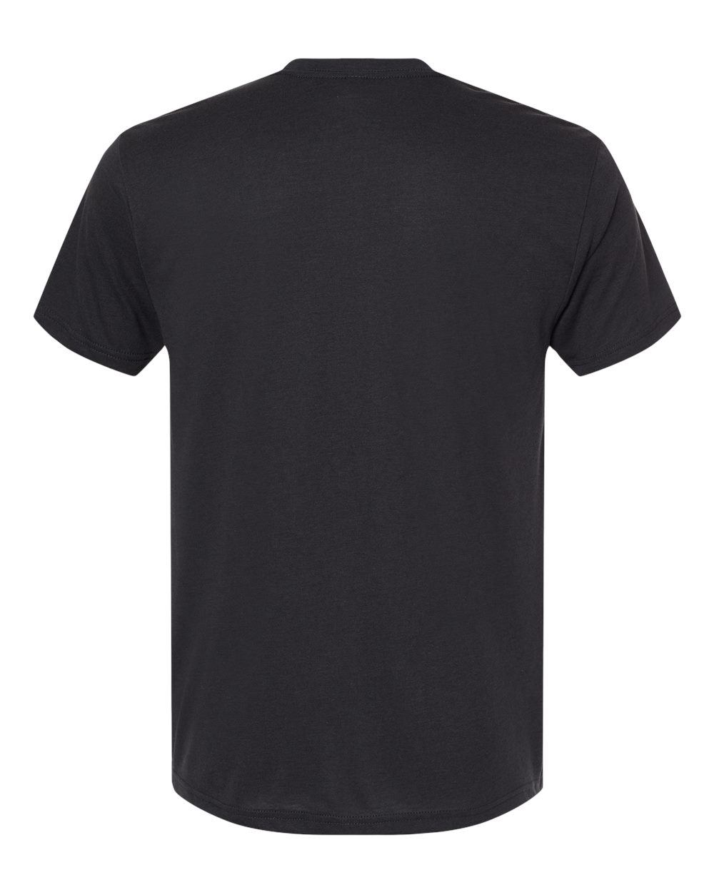Next Level 6010 Unisex Triblend Tee in Graphite Black, back
