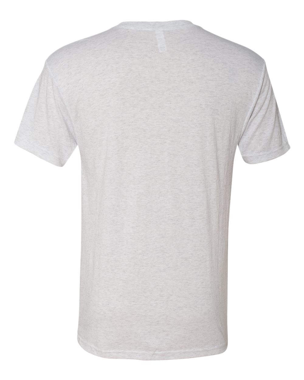 Next Level 6010 Unisex Triblend Tee in Heather White, back