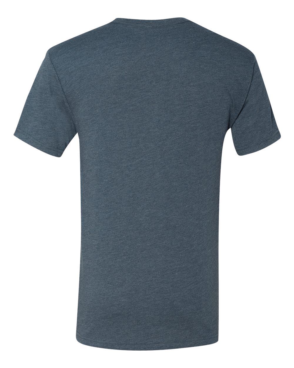 Next Level 6010 Unisex Triblend Tee in Indigo, back