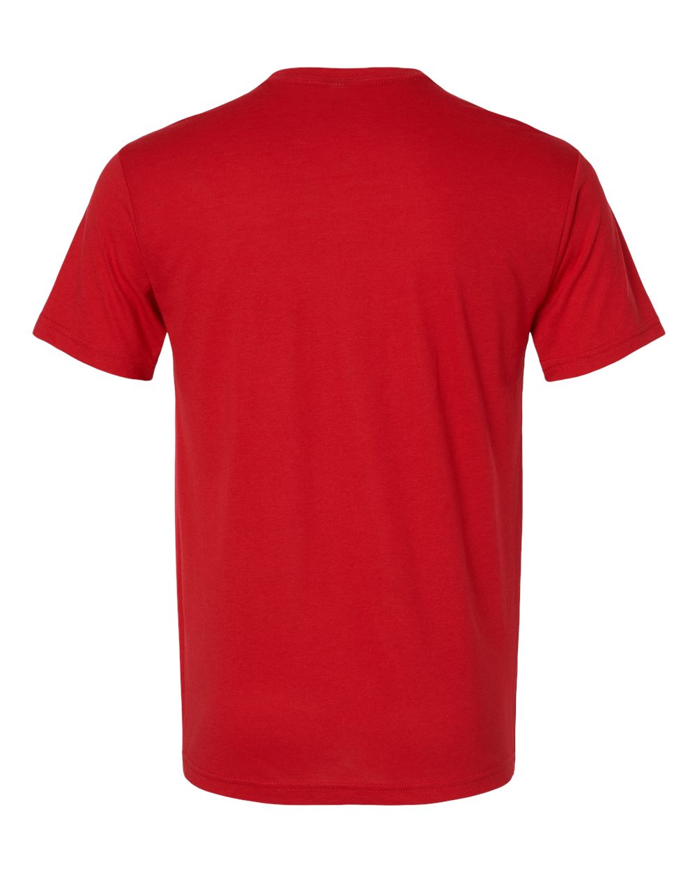 Next Level 6010 Unisex Triblend Tee in Red, back
