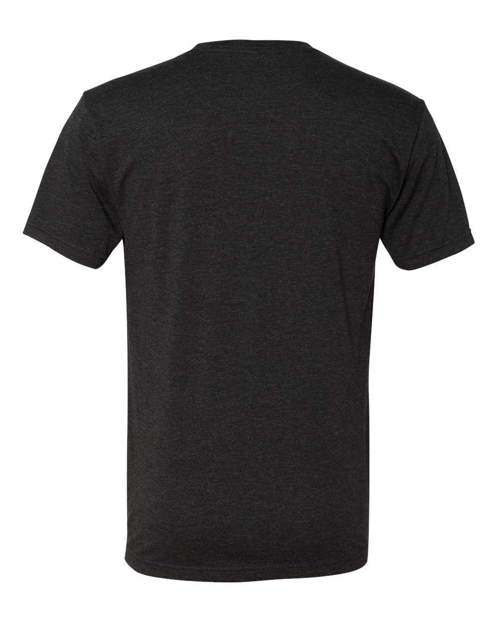 Next Level 6010 Unisex Triblend Tee in Vintage Black, back