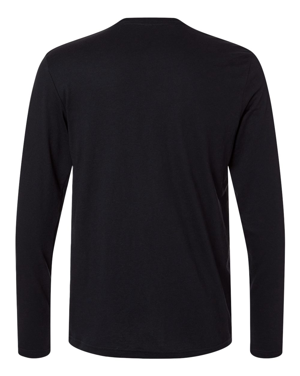 Next Level 6071 Unisex Triblend Long Sleeve Tee in Black, back
