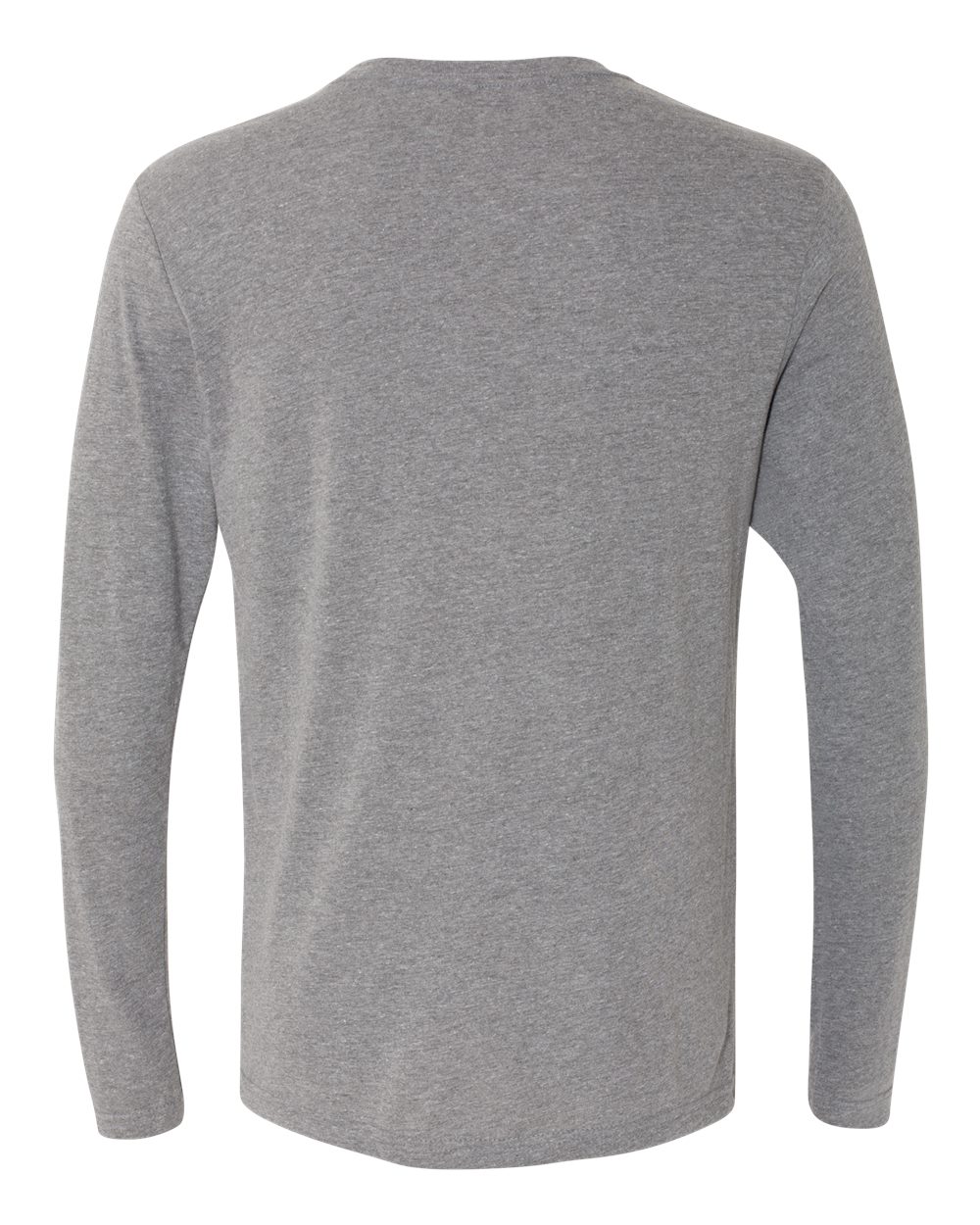 Next Level 6071 Unisex Triblend Long Sleeve Tee in Premium Heather, back