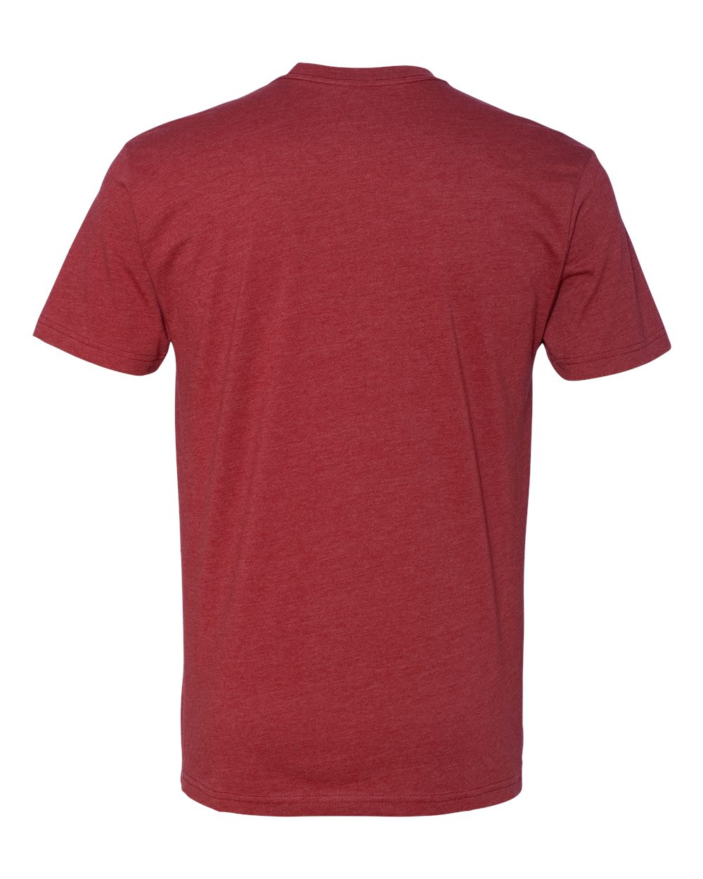 Next Level 6210 Unisex CVC Tee in Cardinal, back
