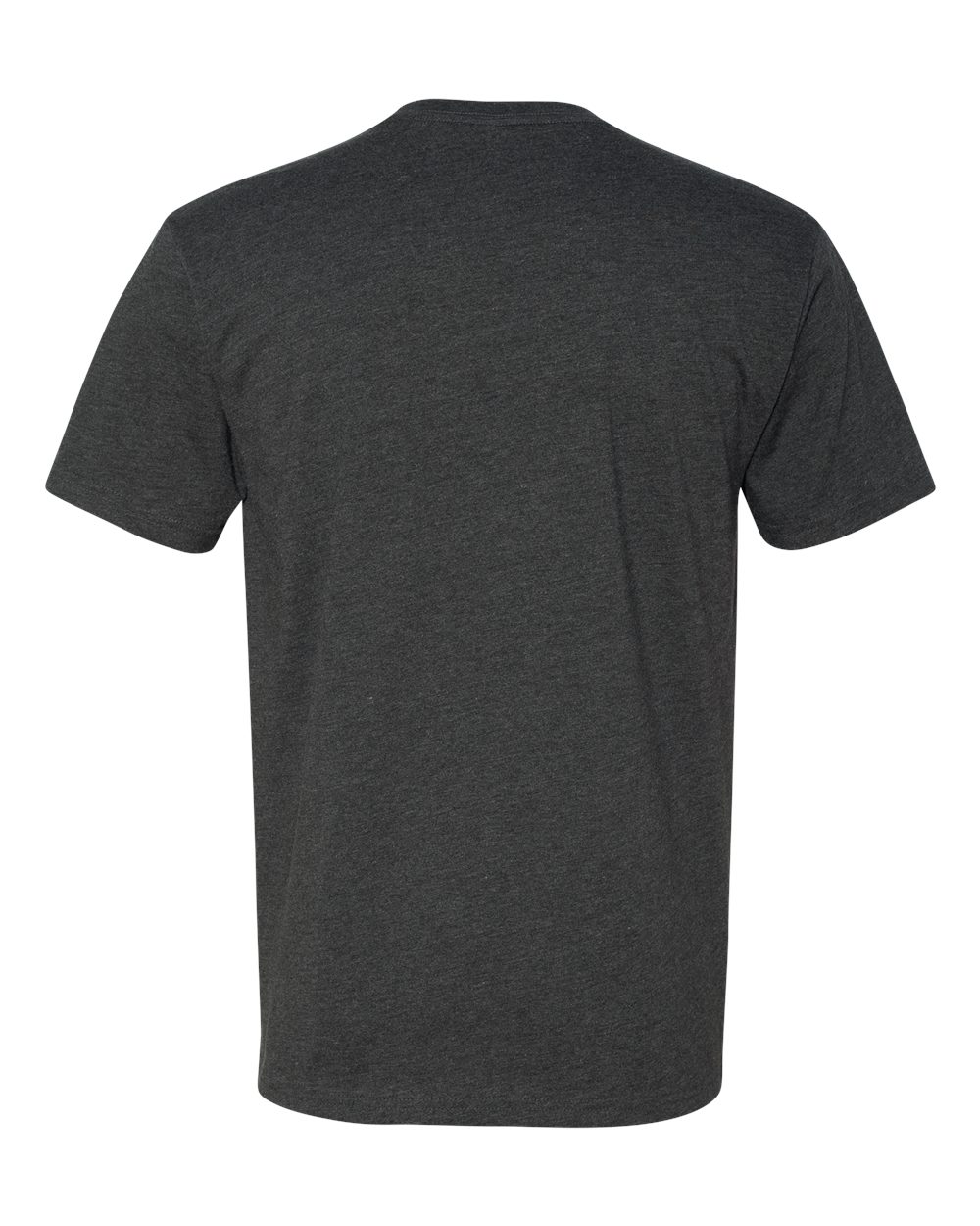 Next Level 6210 Unisex CVC Tee in Charcoal, back