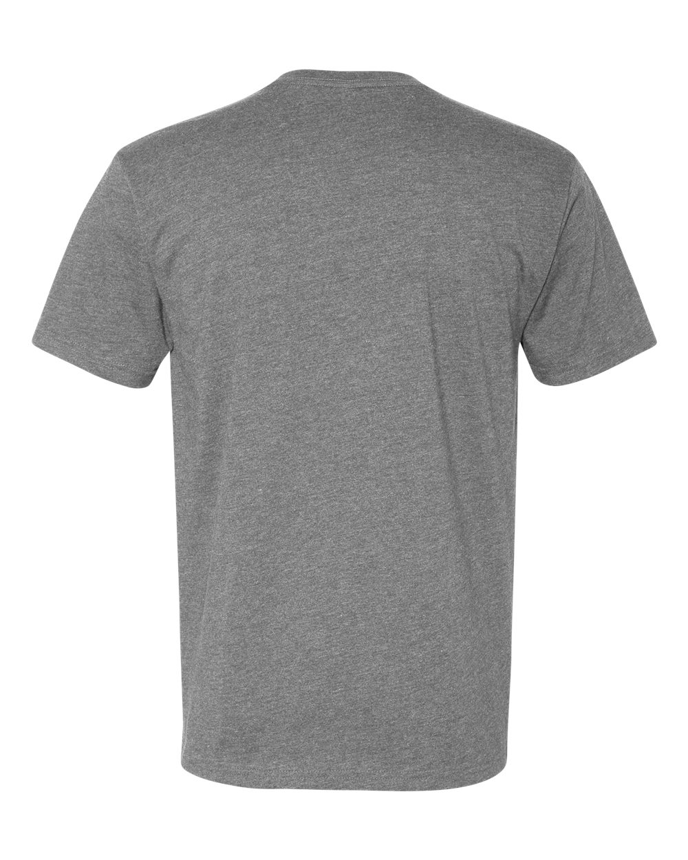 Next Level 6210 Unisex CVC Tee in Dark Heather Grey, back