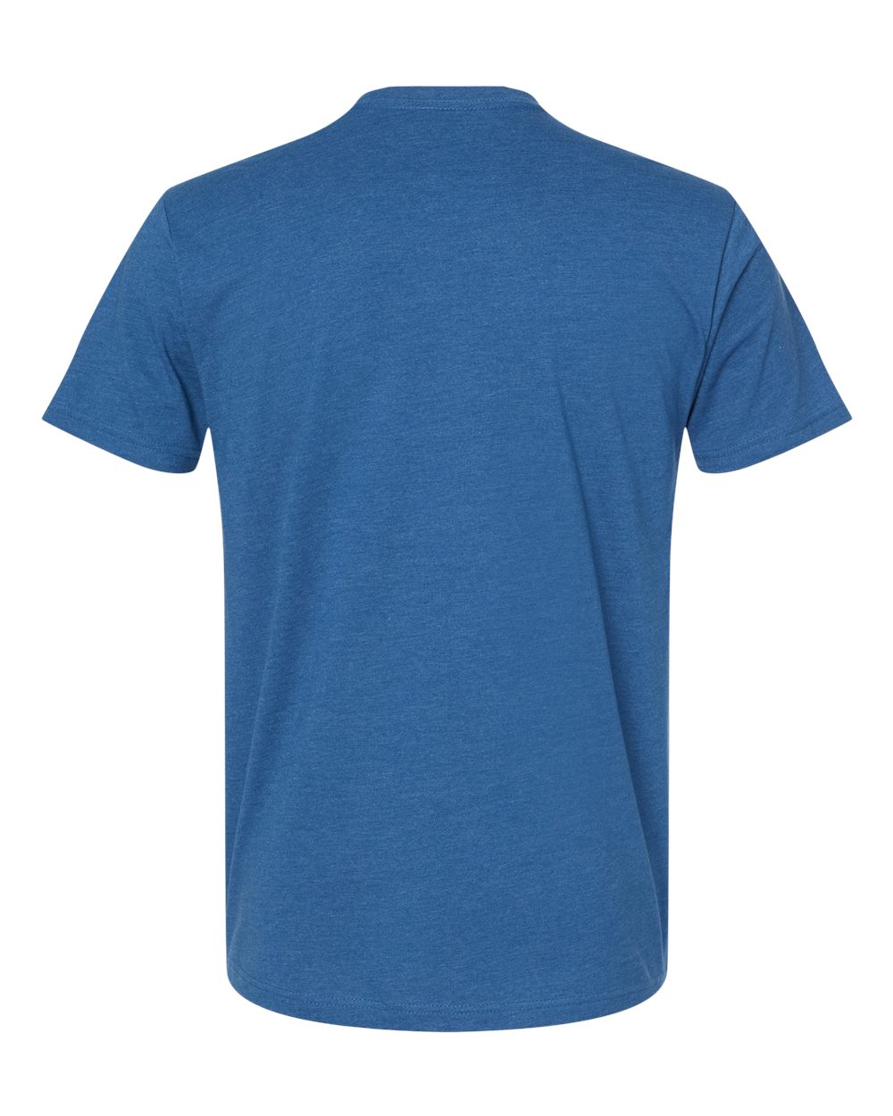 Next Level 6210 Unisex CVC Tee in Heather Cool Blue, back