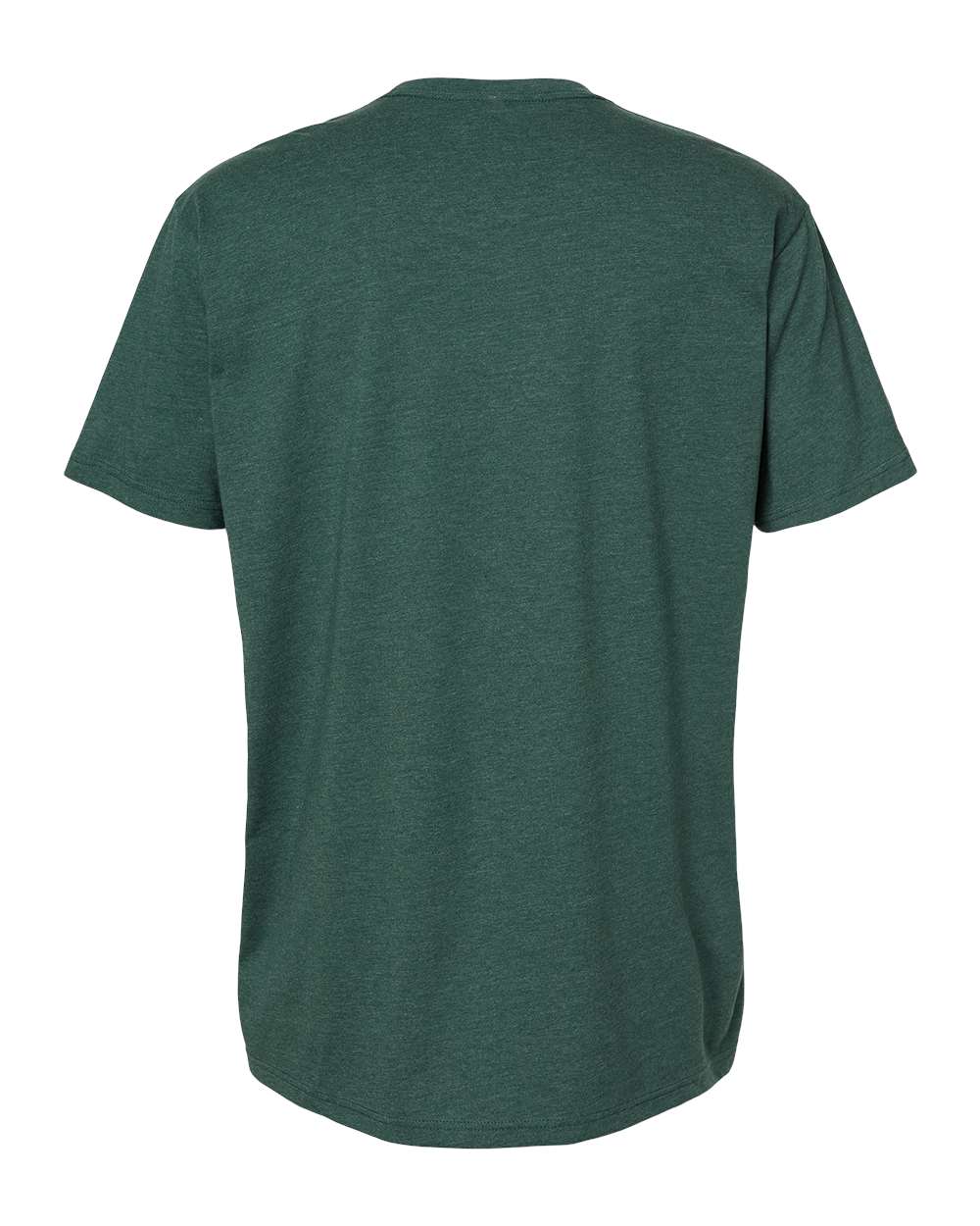Next Level 6210 Unisex CVC Tee in Heather Forest Green, back