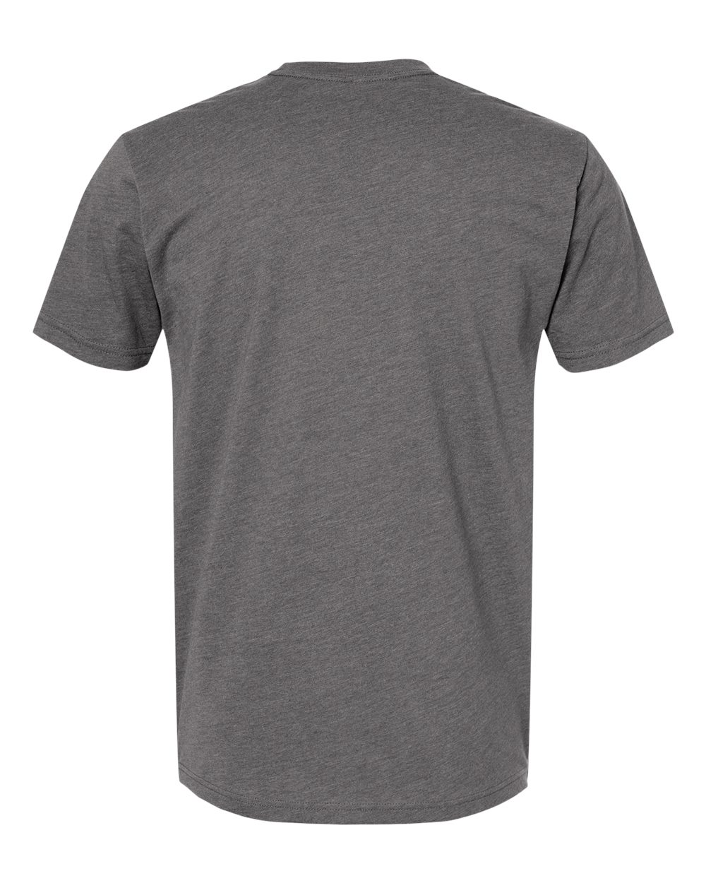 Next Level 6210 Unisex CVC Tee in Heather Heavy Metal, back