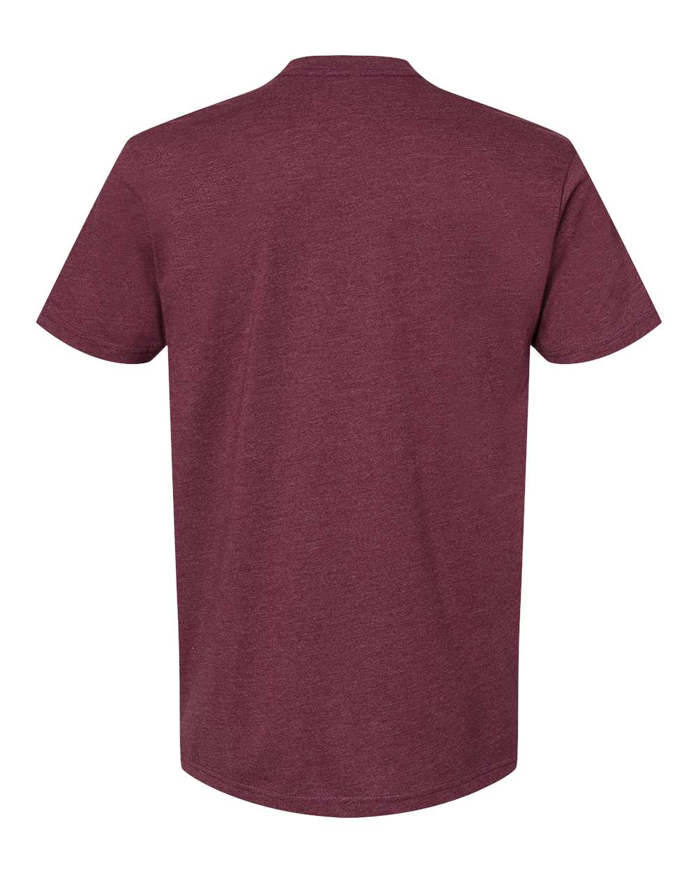 Next Level 6210 Unisex CVC Tee in Heather Maroon, back