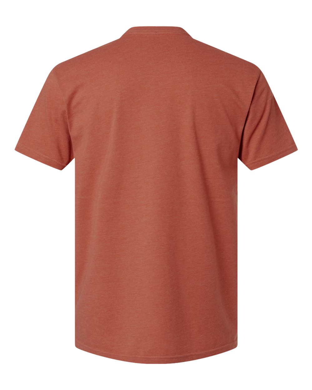 Next Level 6210 Unisex CVC Tee in Heather Redwood, back