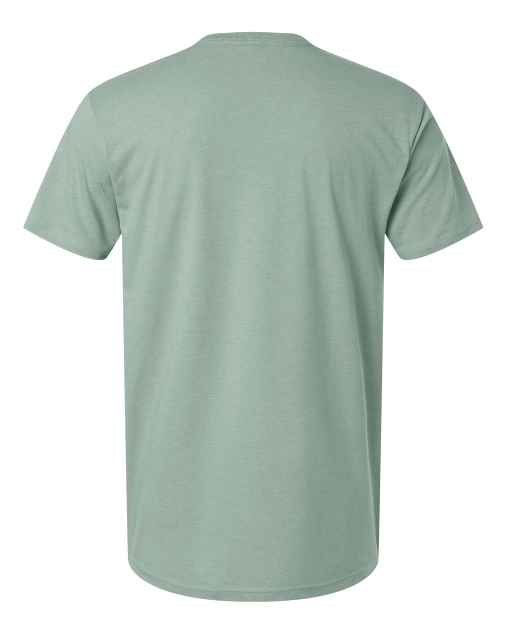 Next Level 6210 Unisex CVC Tee in Heather Seafoam, back