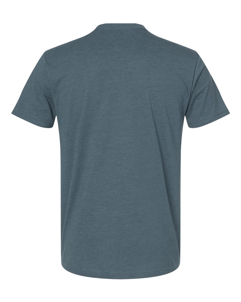 Next Level 6210 Unisex CVC Tee in Heather Slate Blue, back