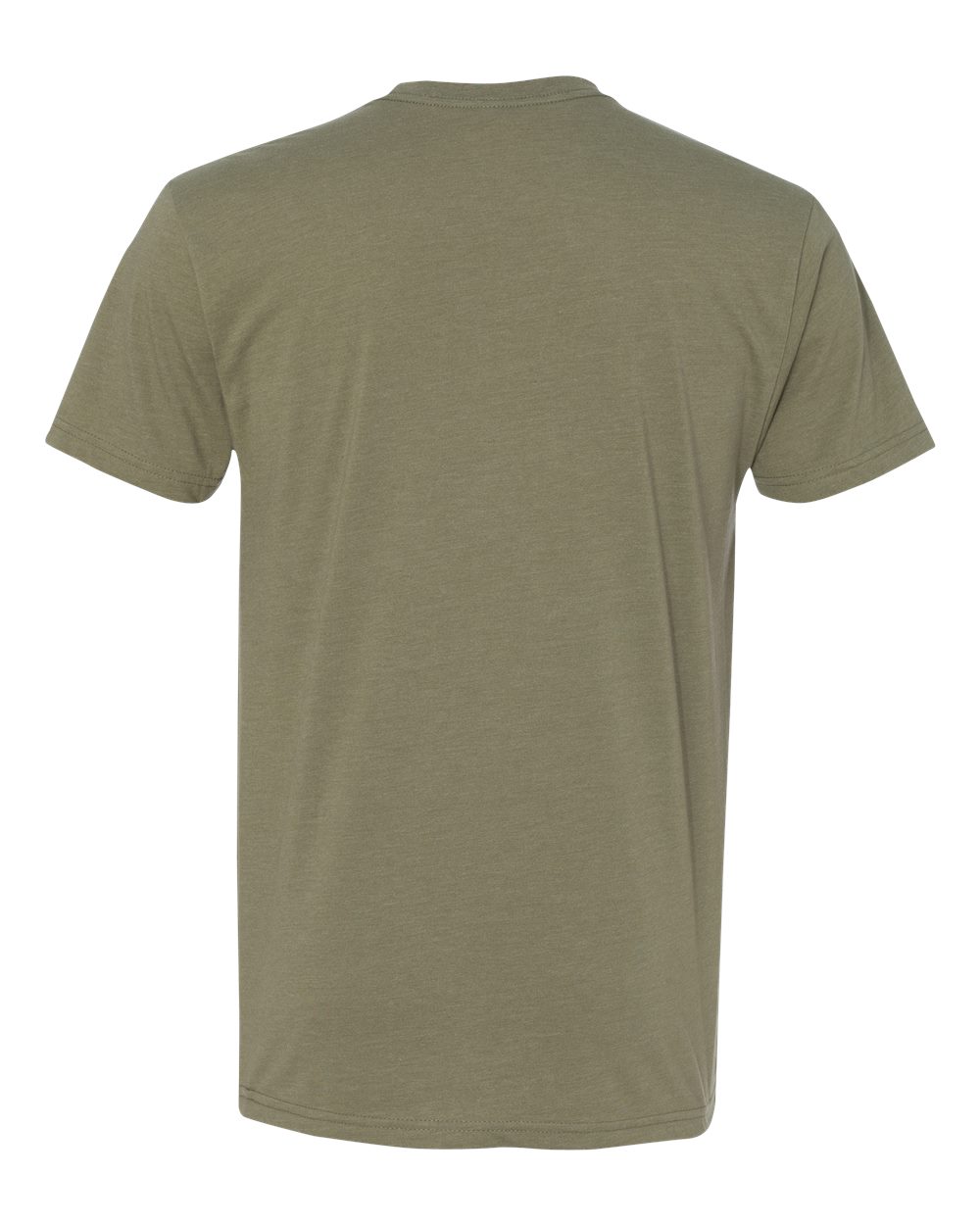 Next Level 6210 Unisex CVC Tee in Light Olive, back