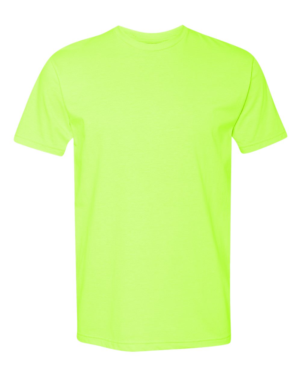 Next Level 6210 Unisex CVC Tee in Neon Yellow