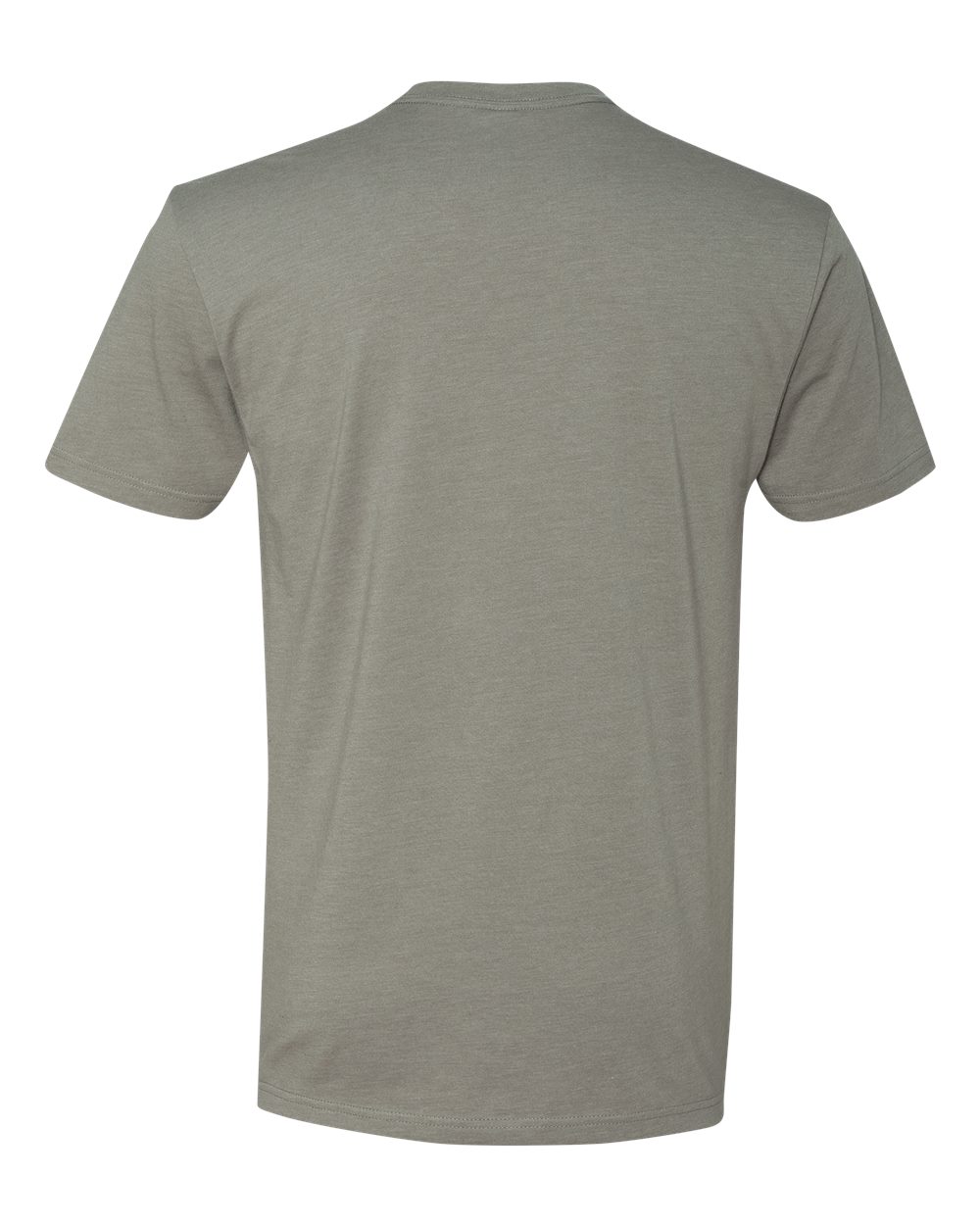 Next Level 6210 Unisex CVC Tee in Stone Grey, back