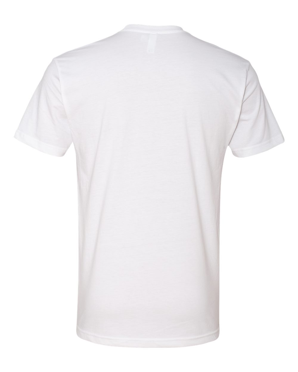 Next Level 6210 Unisex CVC Tee in White, back