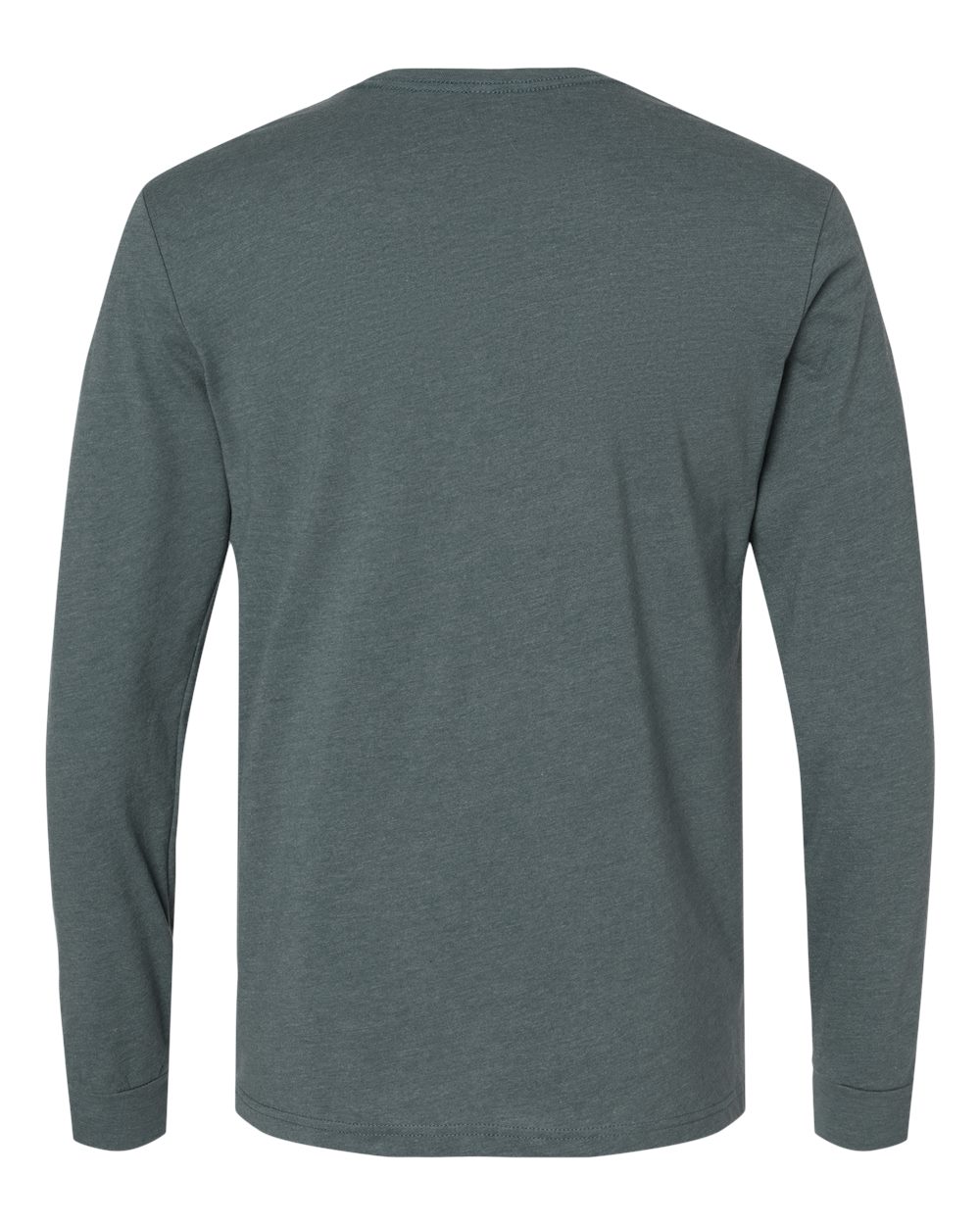 Next Level 6211 Unisex CVC Long Sleeve Tee in Indigo, back