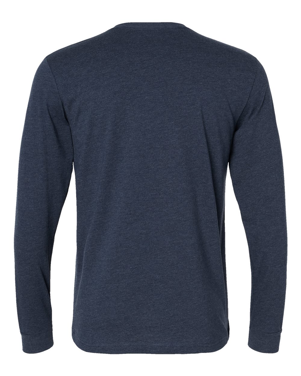 Next Level 6211 Unisex CVC Long Sleeve Tee in Midnight Navy, back