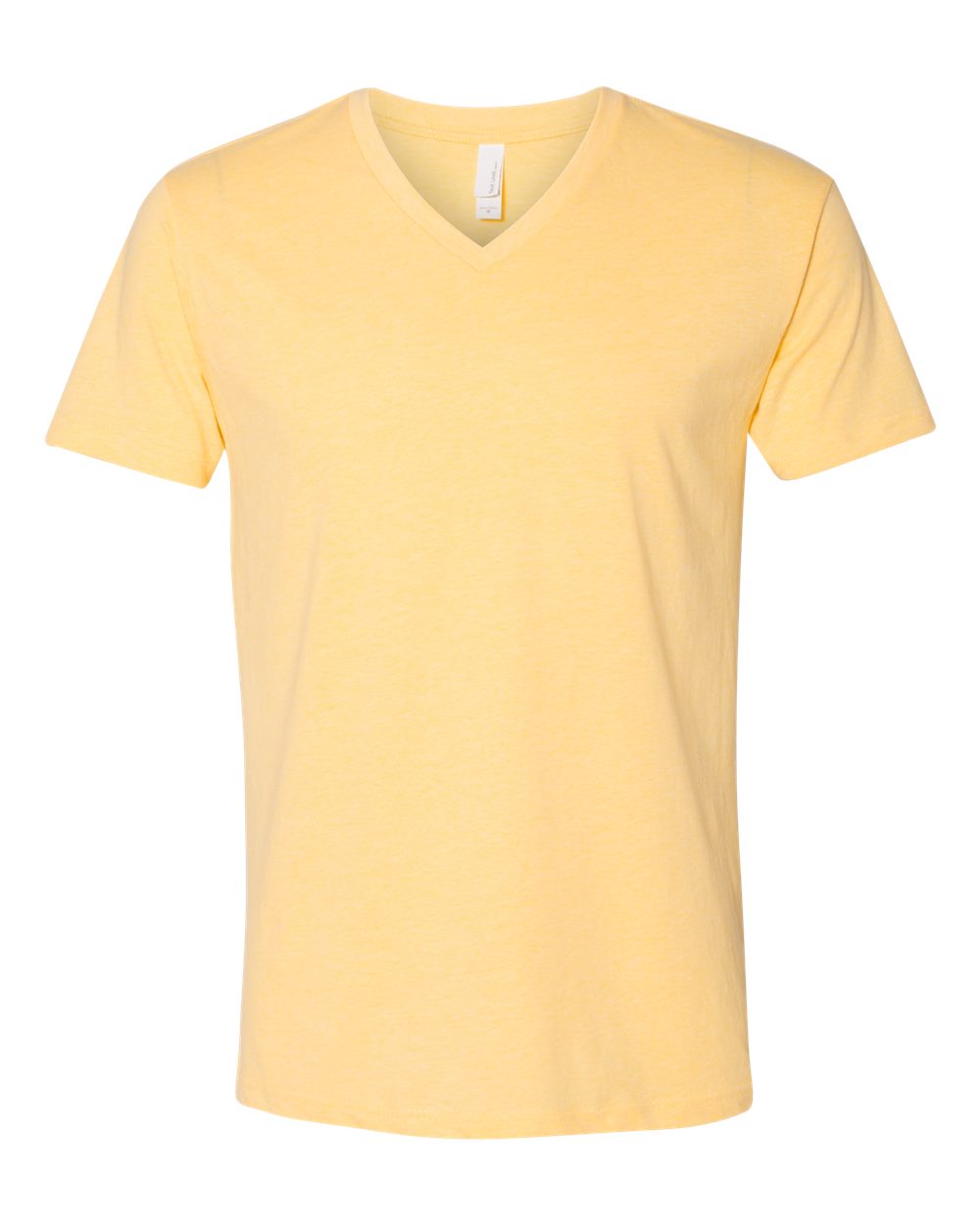 Next Level 6240 Unisex CVC V-Neck Tee in Banana Cream