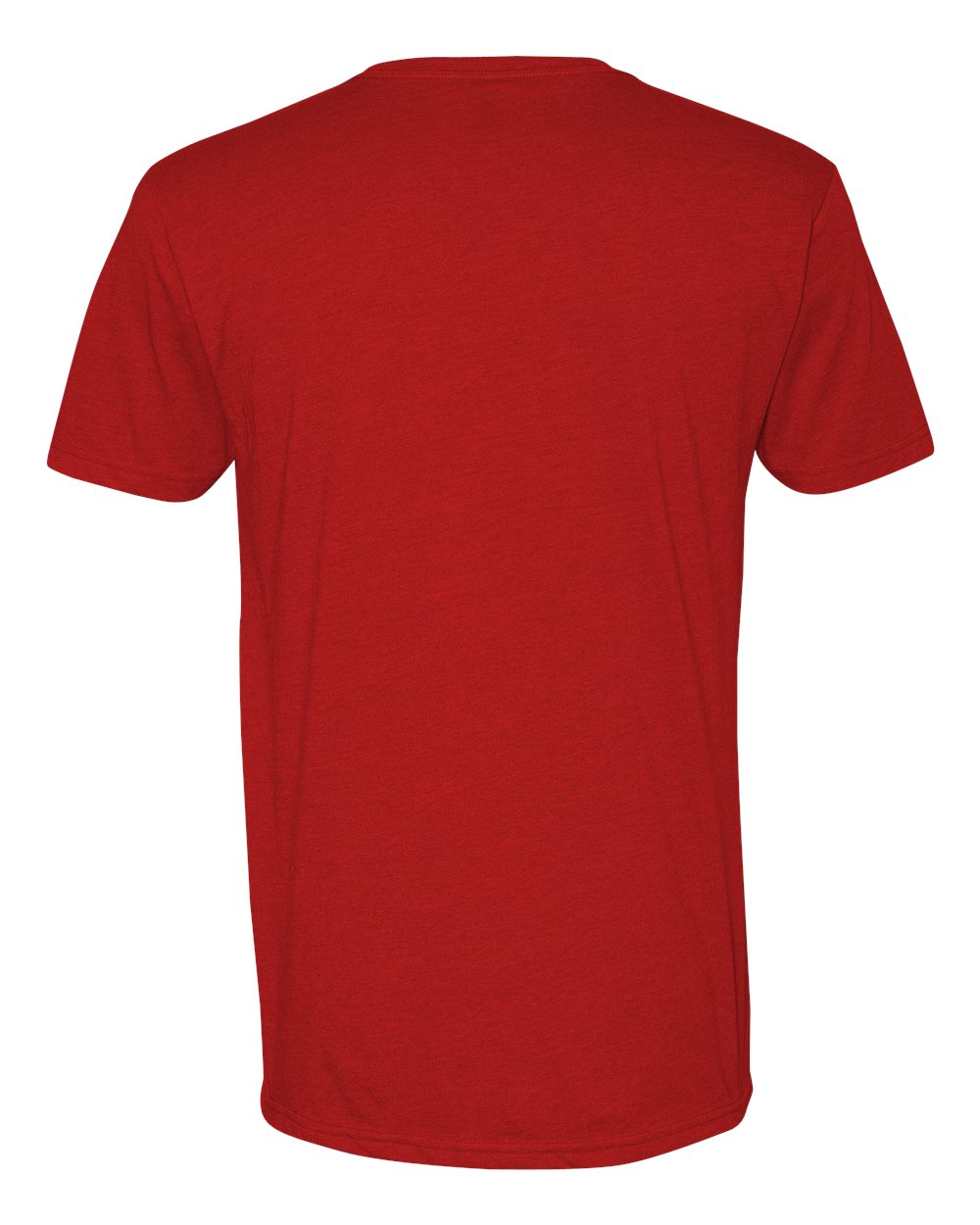 Next Level 6240 Unisex CVC V-Neck Tee in Red, back