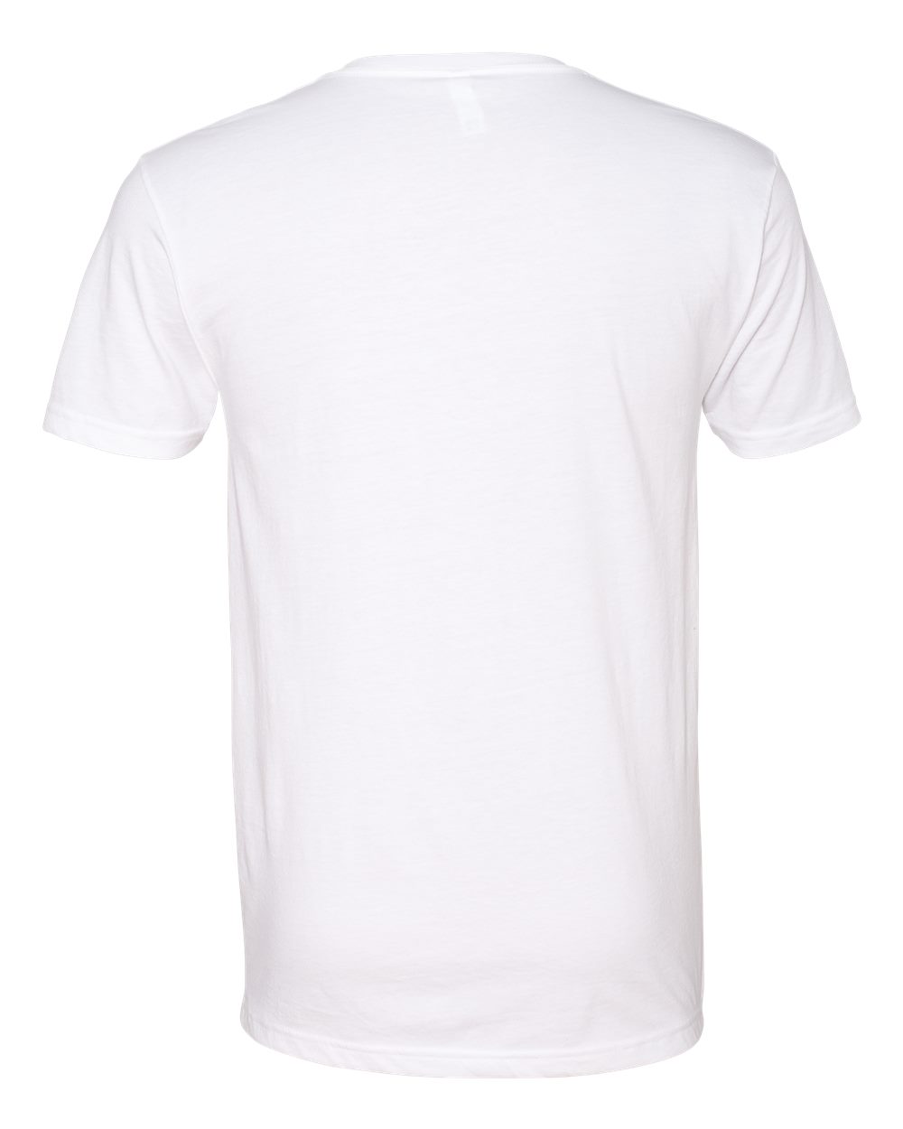 Next Level 6240 Unisex CVC V-Neck Tee in White, back