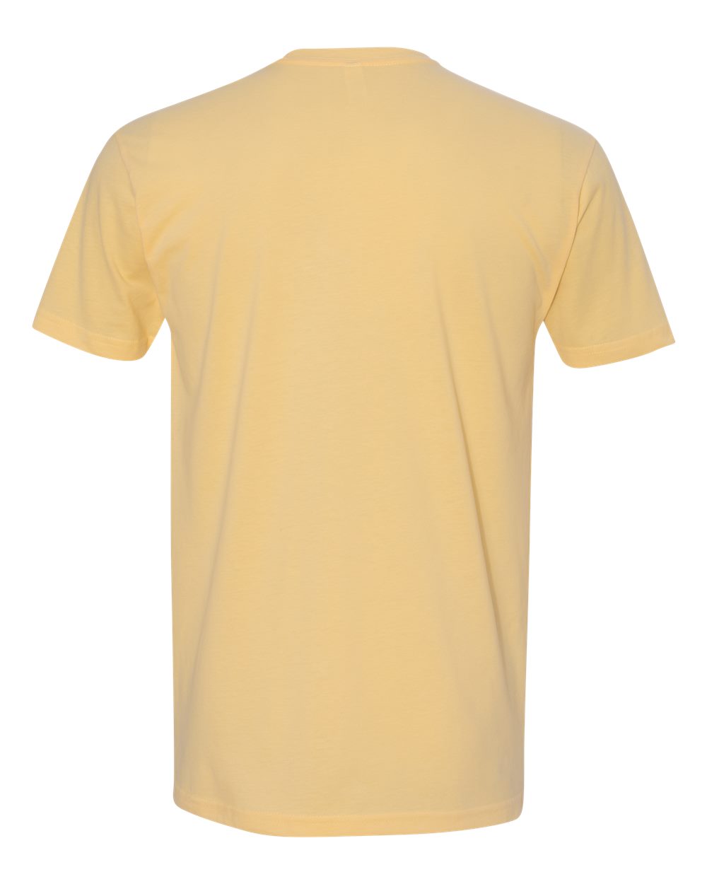 Next Level 6410 Unisex Sueded Tee in Banana Cream, back